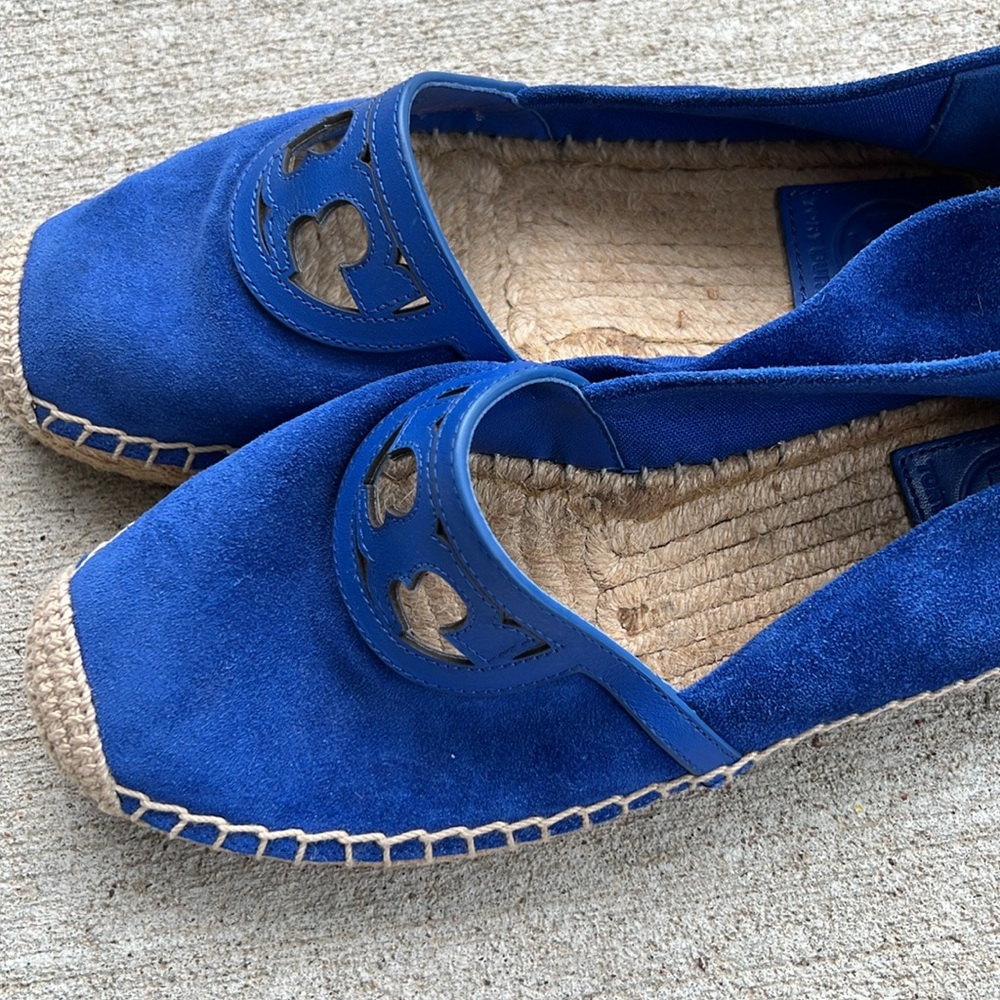 Tory Burch Sidnie Blue Espadrille Flats - Picture 5 of 5